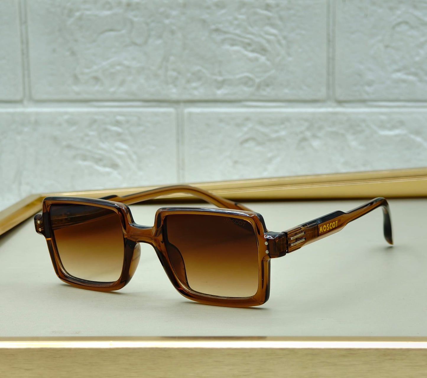 Thick Square Acetate Sunglasses
