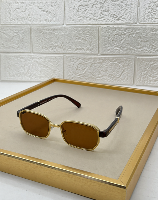 Vintage Square Metal Sunglasses