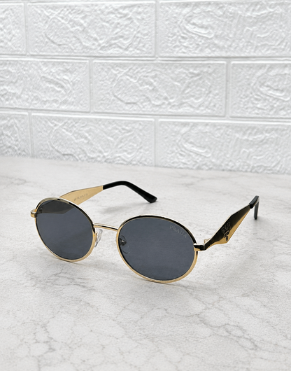 Retro Round Edge Sunglasses