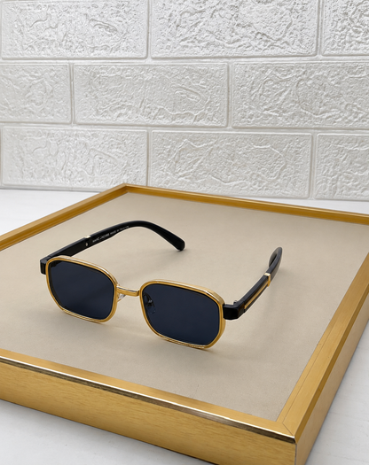 Vintage Square Metal Sunglasses