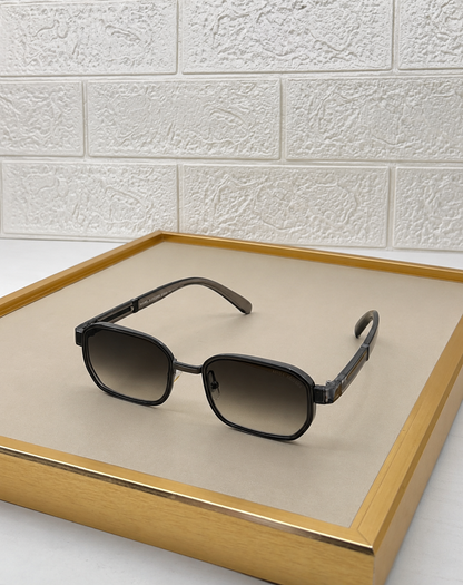 Vintage Square Metal Sunglasses