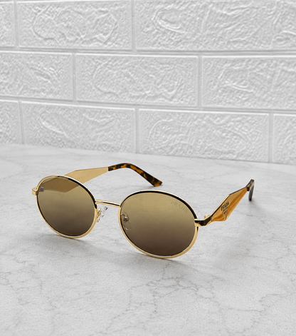 Retro Round Edge Sunglasses