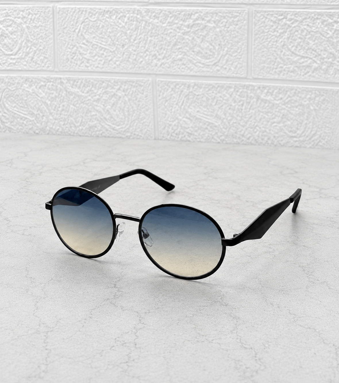 Retro Round Edge Sunglasses