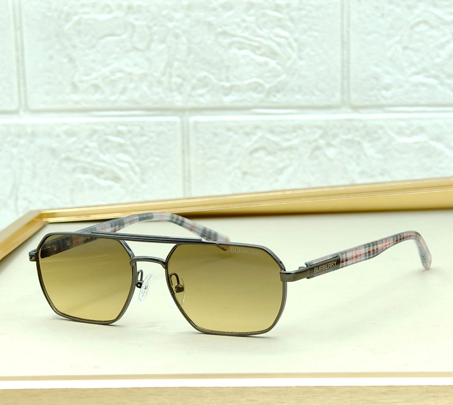 Double Bridge Square Sunglasses