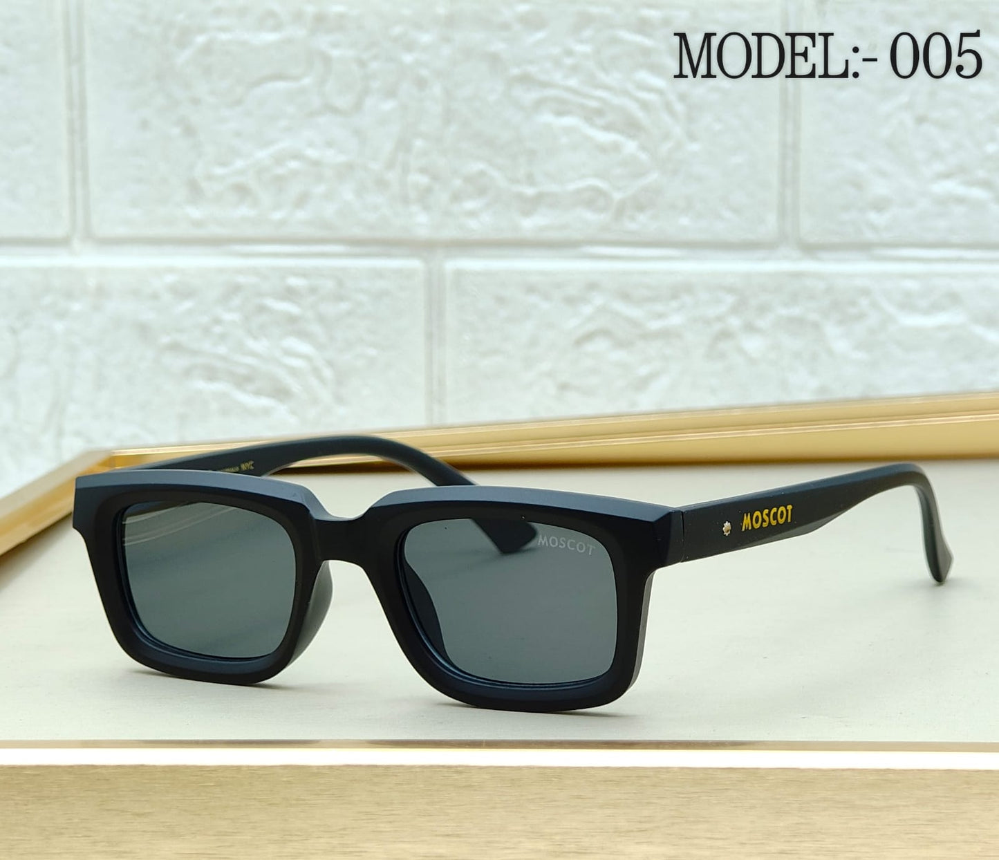 Classic Rectangle Acetate Sunglasses – Model 005