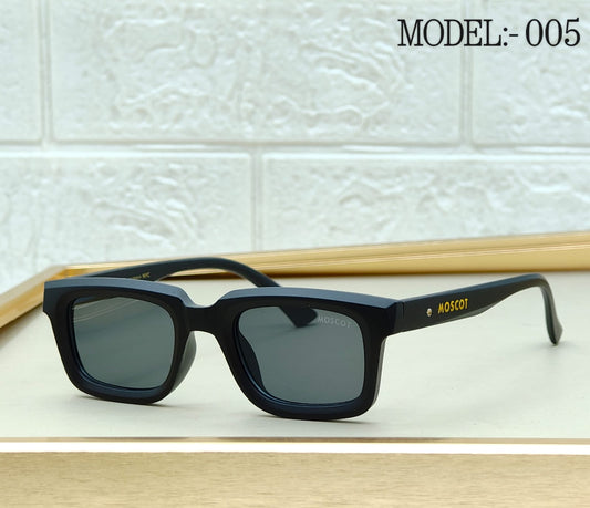 Classic Rectangle Acetate Sunglasses – Model 005