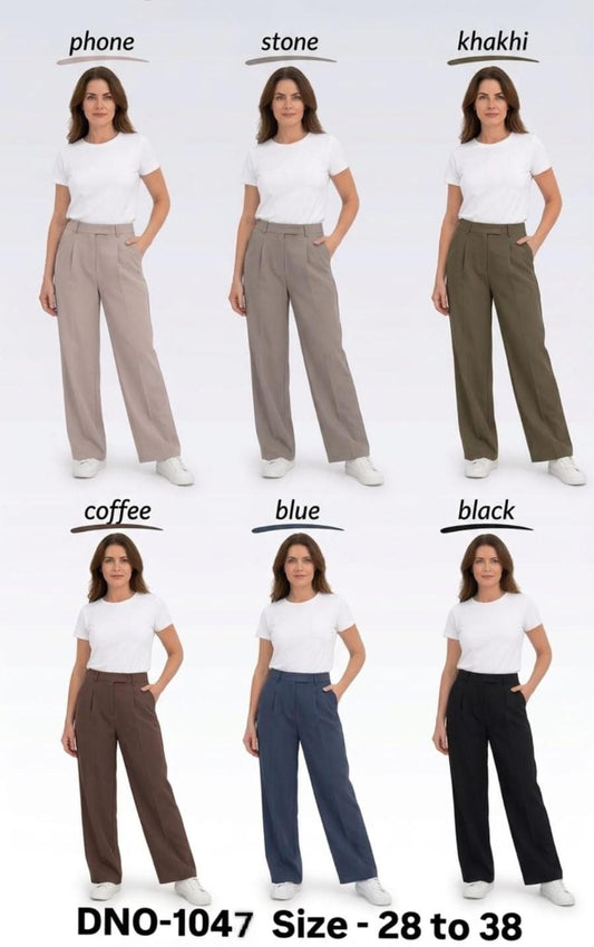 Nero Fit High-Waist Trousers — DNO-1047