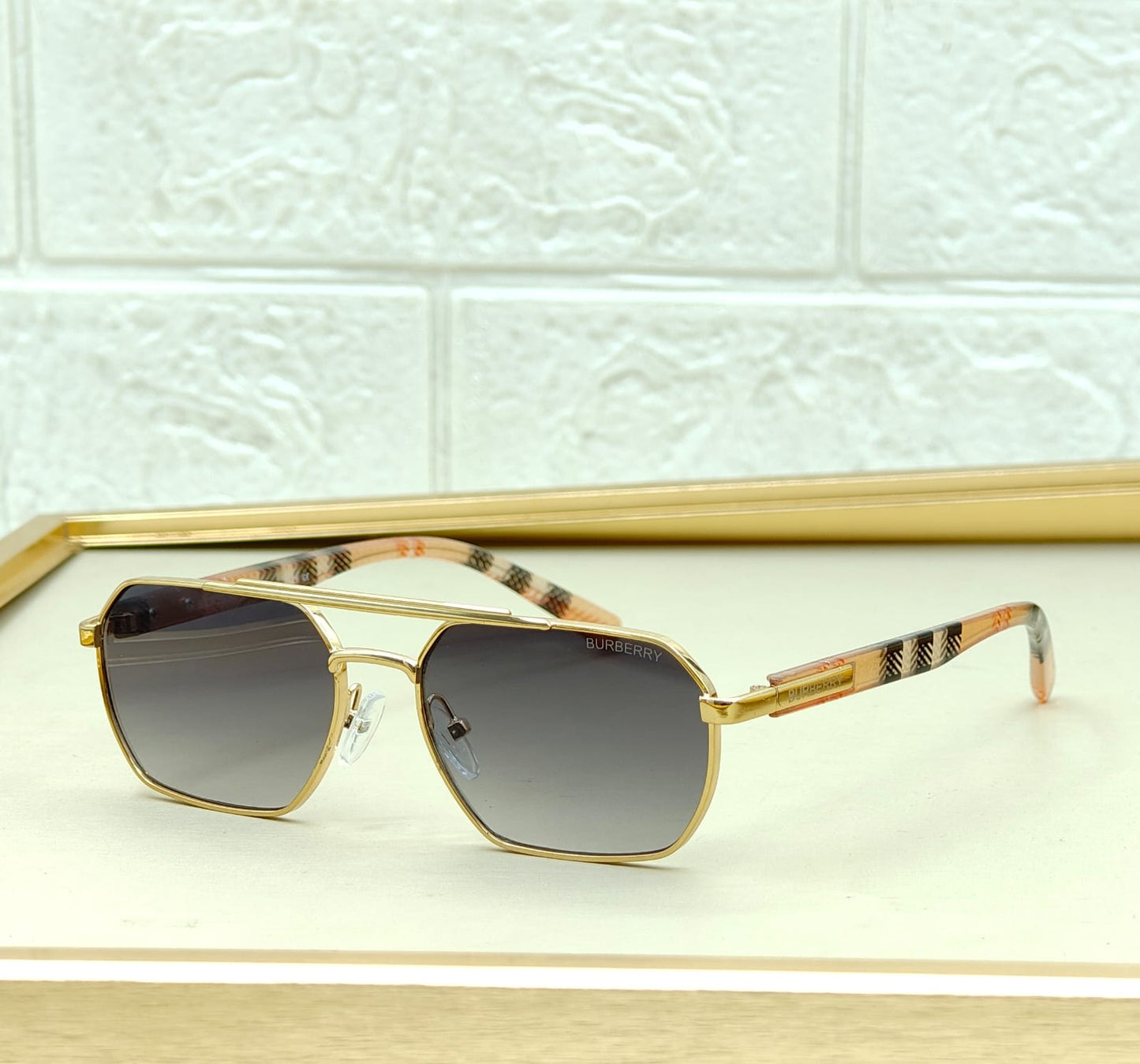 Double Bridge Square Sunglasses