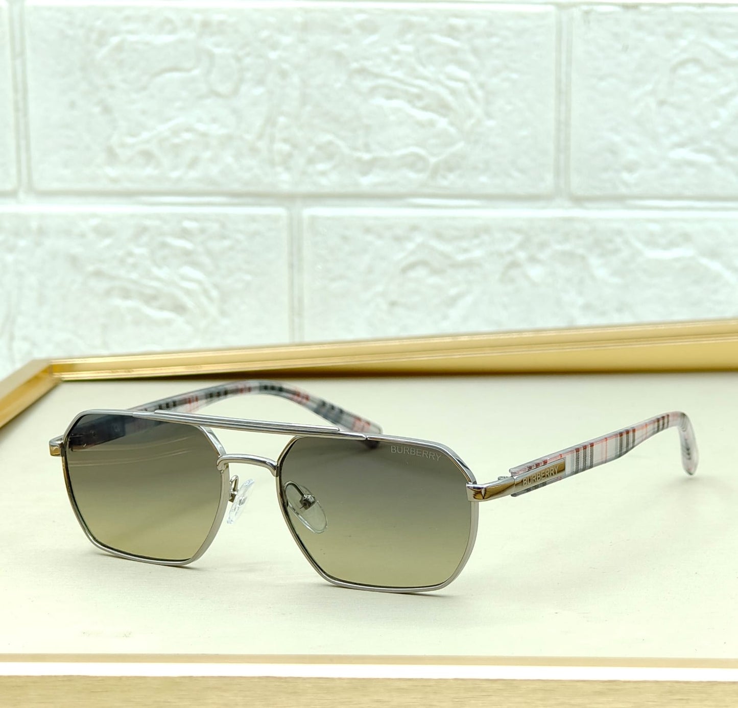 Double Bridge Square Sunglasses
