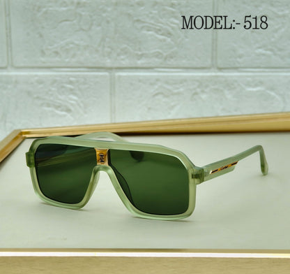 Oversized Shield Navigator Sunglasses – Model 518