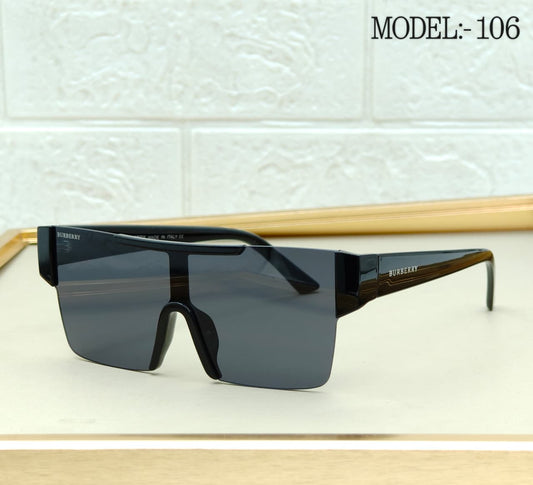 Rimless Visor Shield Sunglasses – Model 106