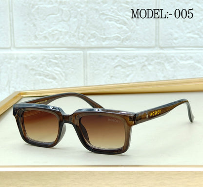 Classic Rectangle Acetate Sunglasses – Model 005