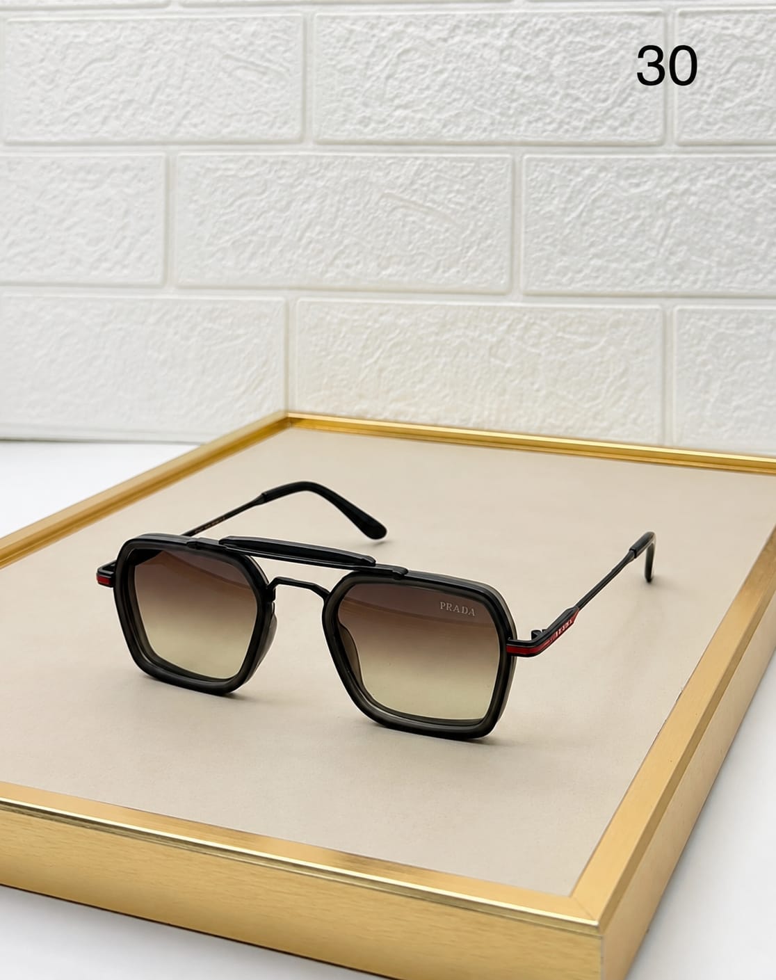 Classic Square-Aviator Sunglasses