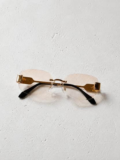 Shadow edge rimeless frames